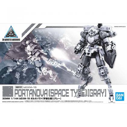 #18 Bexm-15 Portanova Space Type (Gray) "30 Minute Missions",
Bandai Spirits 30MM