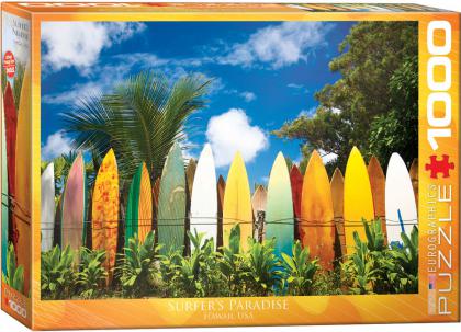 Surfer's Paradise, Hawaii, USA: 1000 Piece Puzzle