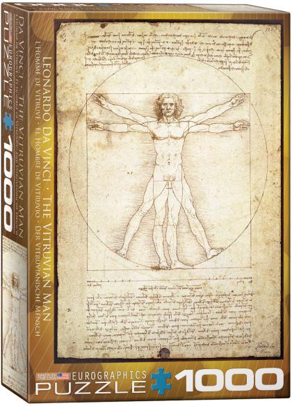 The Vitruvian Man, 1000 Piece Puzzle