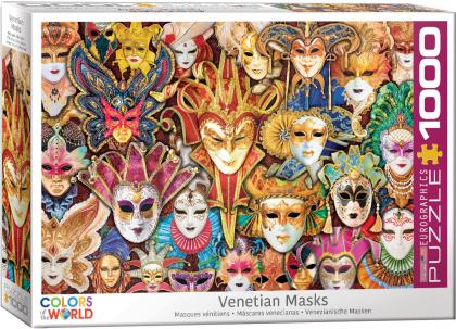 Venetian Masks 1000 Piece Puzzle