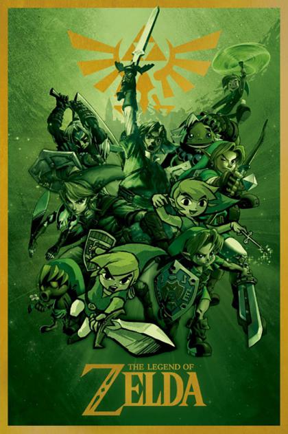 Zelda - Links (Green) - Regular Poster