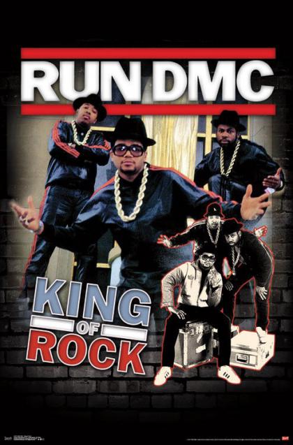 Run DMC - King of Rock Poster