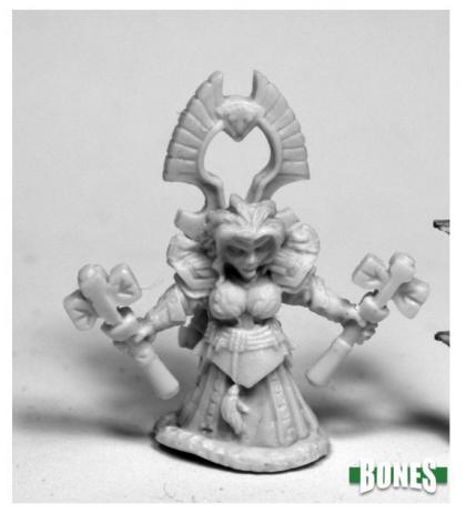 Reaper 77481: Gwyddis, Dwarf Valkyrie - Dark Heaven Bones Miniatures