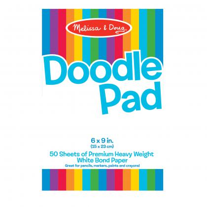 Doodle Pad: 6 X 9 Inches, 50 Sheets