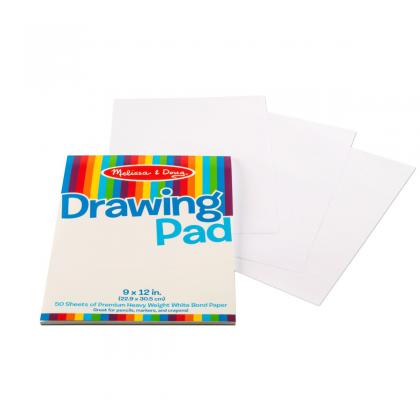 Drawing Pad: 9X12 Inches, 50 Sheets