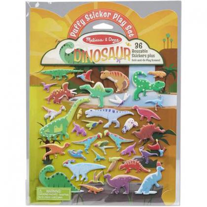 Puffy Sticker Play Set - Dinosaur