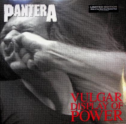 Vulgar Display of Power (White & True Metal Grey Marbled)