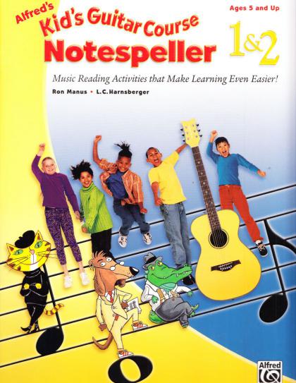 Afred's Kid's Guitar Course: Notespeller 1 & 2: Music Reading Activities that Make Learning Even Easier! (Ages 5+)