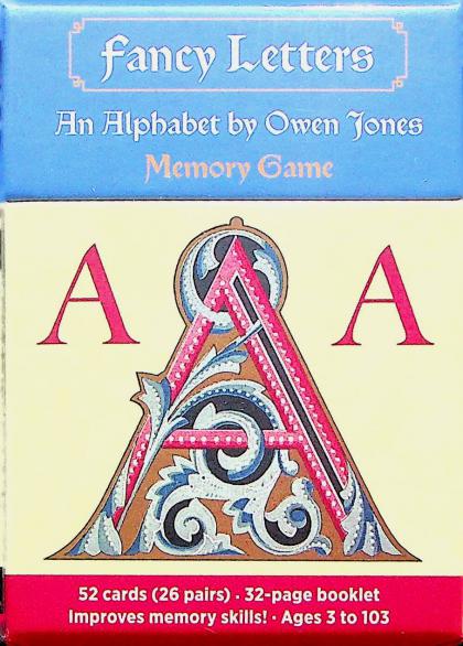 Fancy Letters Memory Game: An Alphabet by Owen Jones