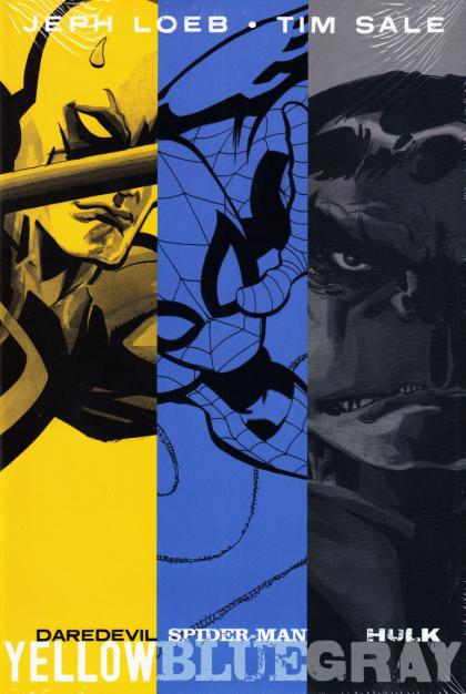 Yellow, Blue & Gray (Daredevil: Yellow / Spider-Man: Blue / Hulk: Gray)