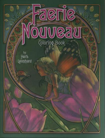 Faerie Nouveau Coloring Book
