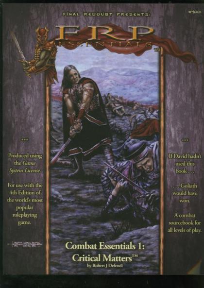 Dungeons and Dragons, 4th Edition: Combat Essentials, Critical Matters