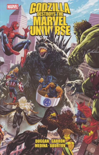 Godzilla Destroys the Marvel Universe