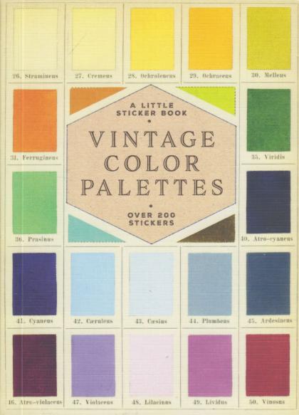 Vintage Color Palettes: A Little Sticker Book