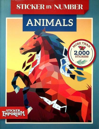 Sticker by Number: Animals
