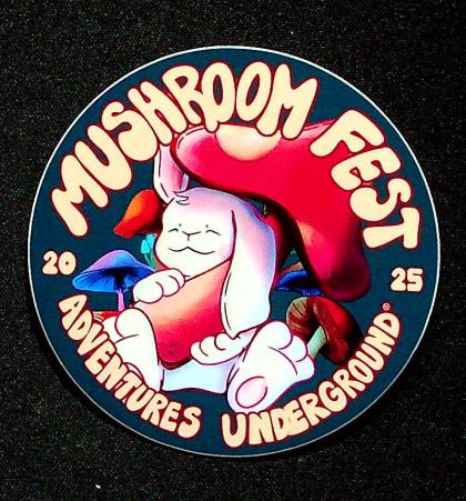 Mushroom Fest 2025 Circle Sticker
