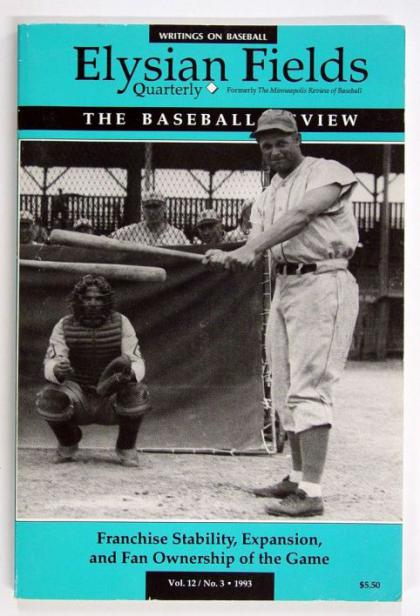 Elysian Fields Quarterly, The Baseball Review, Volume 12, Number 3