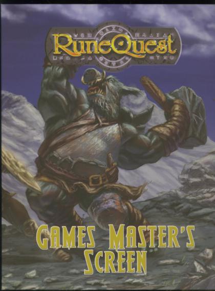 RuneQuest - Mongoose Publishing: Games Master's Screen