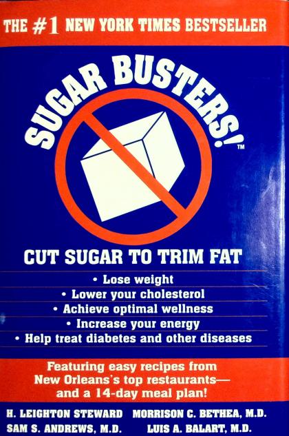 Sugar Busters: Cut Sugar to Trim Fat