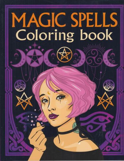 Magic Spells Coloring Book